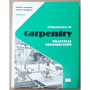 Vtg ATS 1977 Fundamental Carpentry Construction 5th Collectible Reference Guide